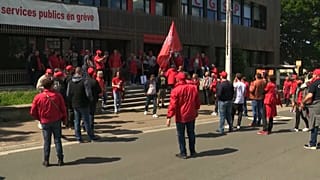 Le siège du CGSP à Namur en Belgique, le 31/05/2022