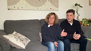 Dante Bulanti with his partner Nicoletta Frosi.