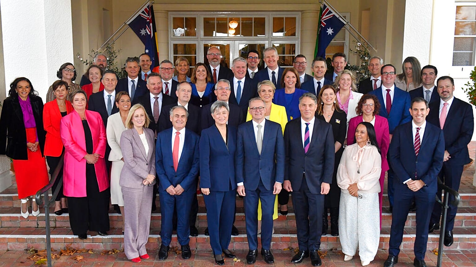 Swearing-in ceremony at Government House in Canberra, Australia, June 1, 2022. 