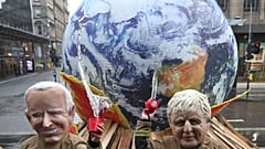 Klimaprotest in Brüssel 2021