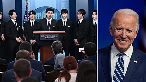 South Korean boy band BTS met with President Joe Biden at the White House to discuss hate crimes targeting Asians in the US