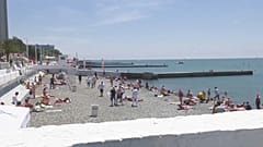 Strandpromenade in Sotschi