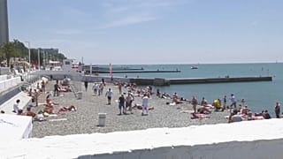 Strandpromenade in Sotschi
