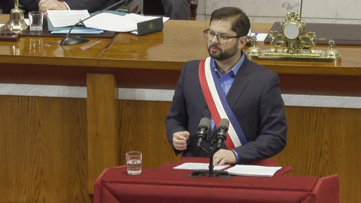 Gabriel Boric se dirige al Congreso el miércoles 1 de junio de 2022