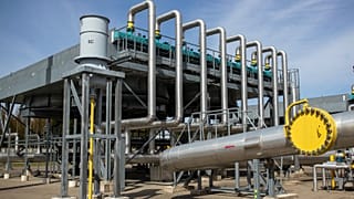 Gasverdichterstation Jauniunai nahe der litauischen Hauptstadt Vilnius