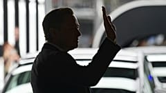 Elon Musk, Tesla CEO, attends the opening of the Tesla factory Berlin Brandenburg in Gruenheide, Germany, Tuesday, March 22, 2022. 