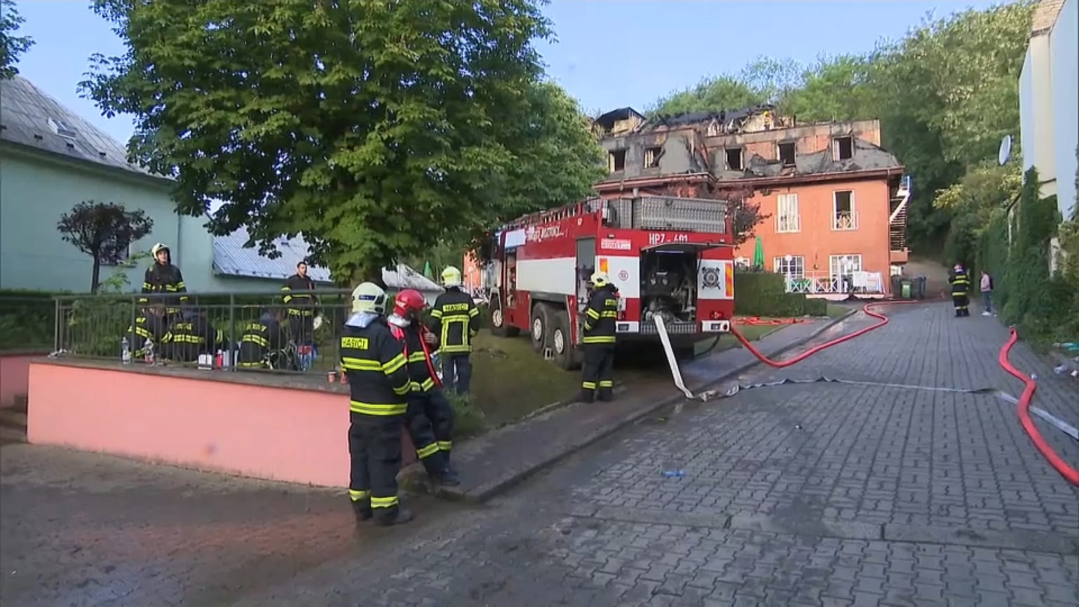 More than 100 firefighters were deployed to tackle the blaze.