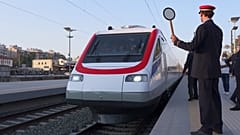 Αναχώρηση συρμού από την Αθήνα- εικόνα αρχείου
