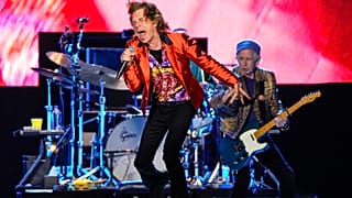 Los Rolling Stones durante su concierto en Madrid