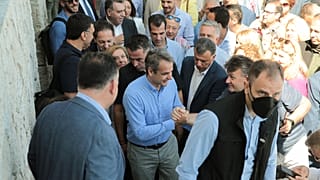 Ο Κυριάκος Μητσοτάκης στην Κω
