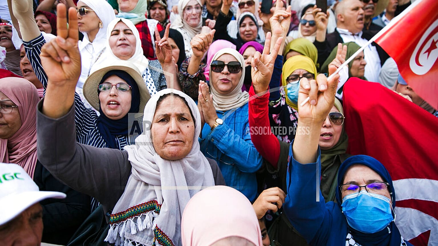 Proteste in Tunisia contro il governo di Kais Saied