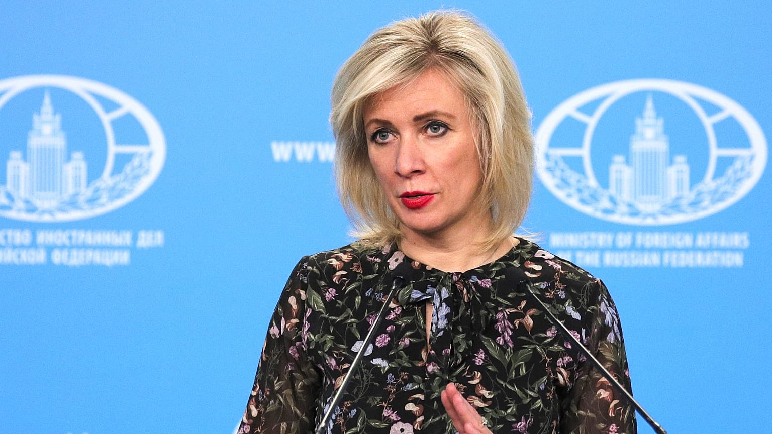  Rusya Dışişleri Bakanlığı Sözcüsü Maria Zaharova