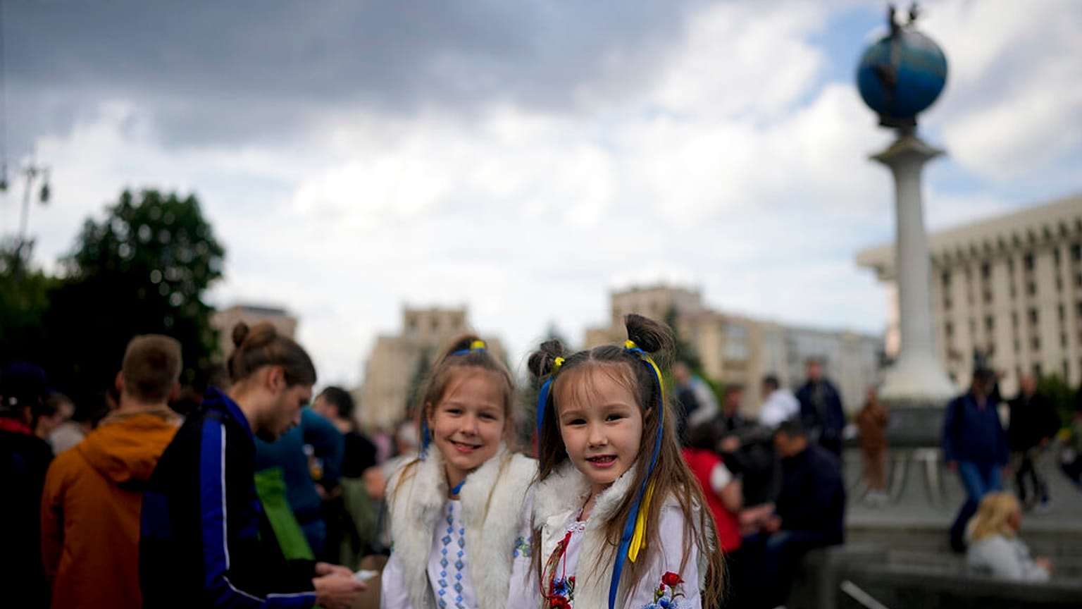 Meninas em Kiev, Ucrânia