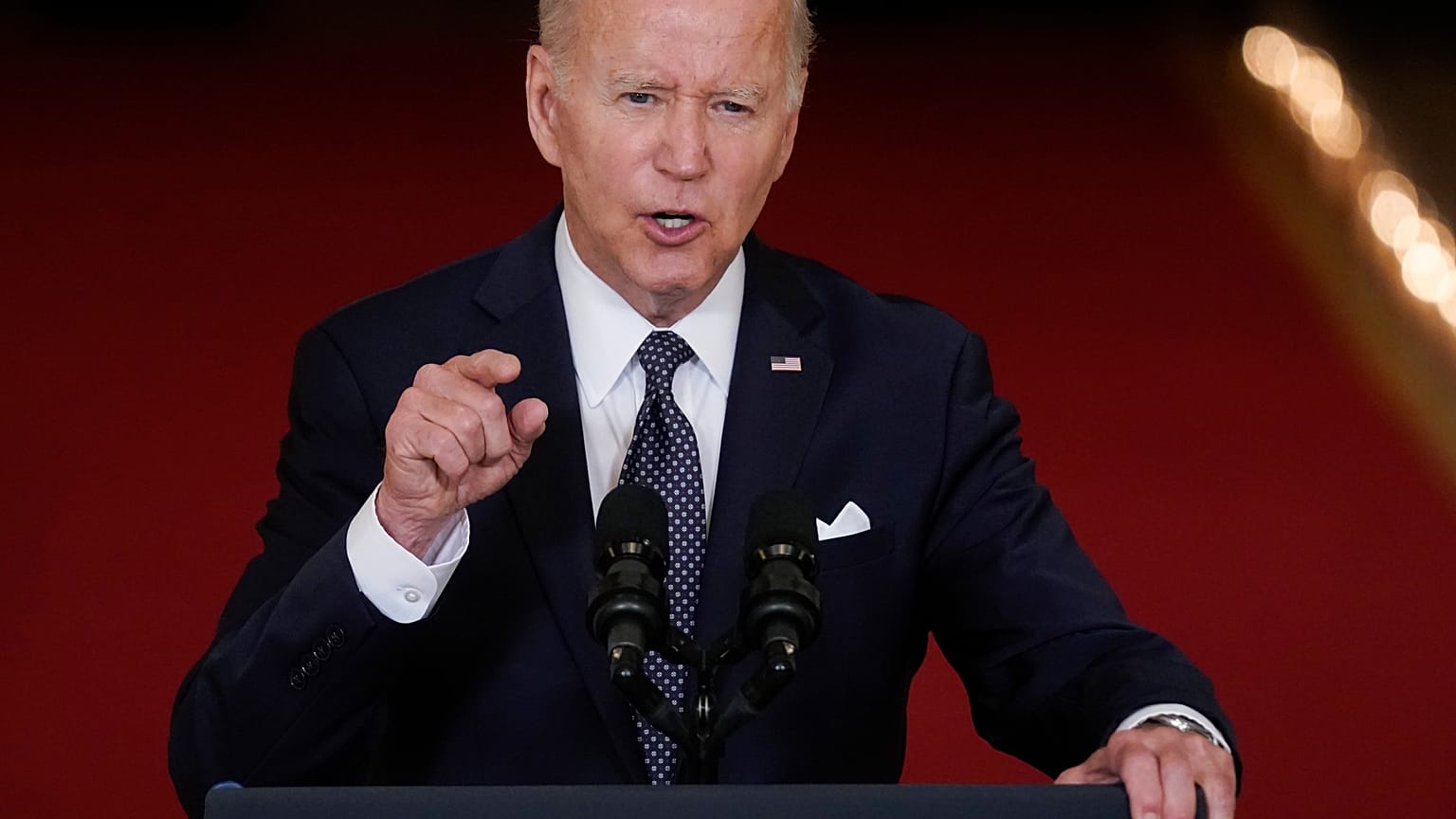 Joe Biden, en su discurso a la nación