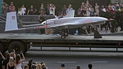 A Bayraktar TB2 török drón egy tavalyi ukrán katonai parádén