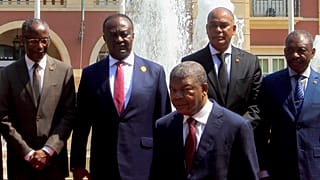 Presidente de Angola, João Lourenço, com membros do Conselho da República