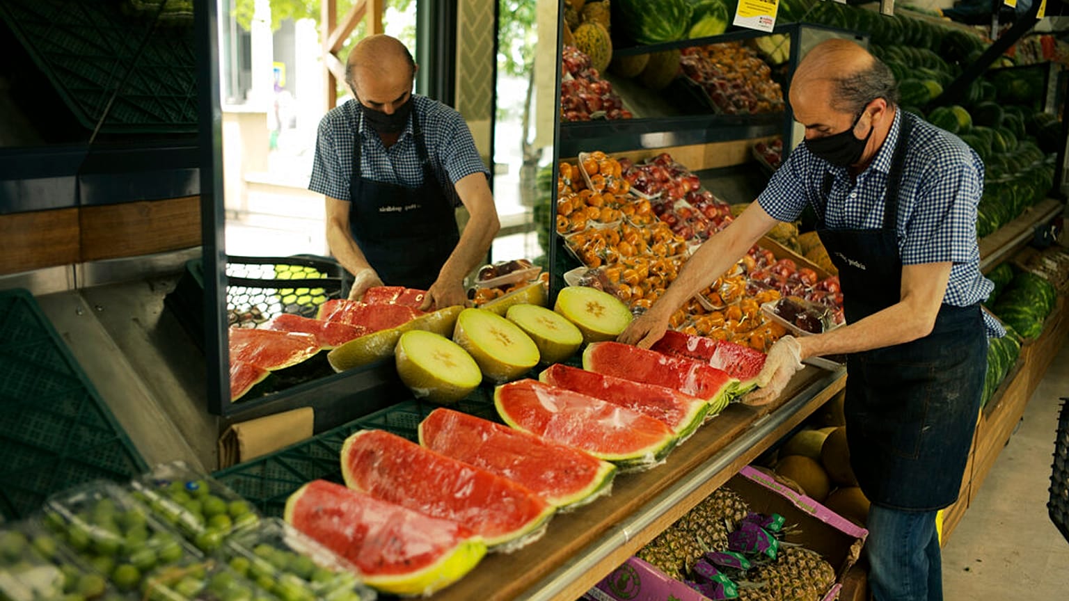 Mercado em Ancara, Turquia