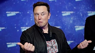 SpaceX owner and Tesla CEO Elon Musk arrives on the red carpet for the Axel Springer media award, in Berlin, Germany, Tuesday, Dec. 1, 2020.