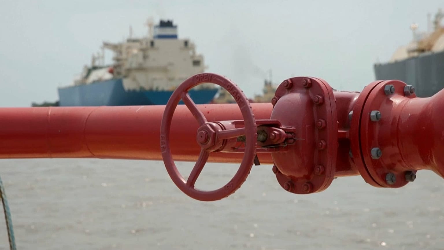 Puerto de exportación de GNL en Luisiana