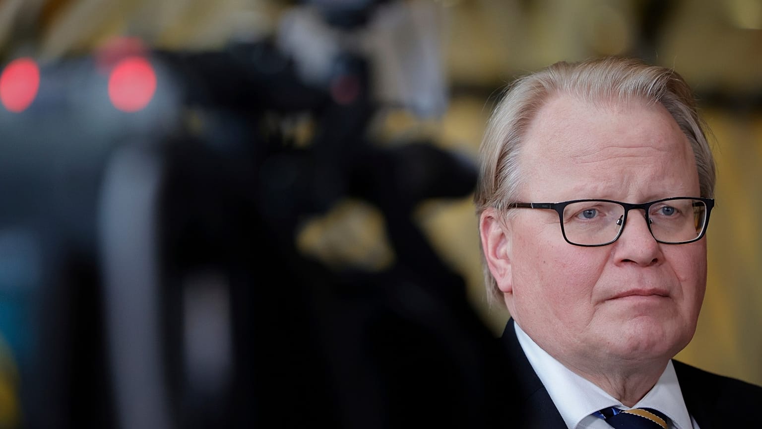 İsveç Savunma Bakanı Peter Hultqvist, 21 Mart 2022'de Brüksel'de düzenlenen AB Savunma Bakanları toplantısında
