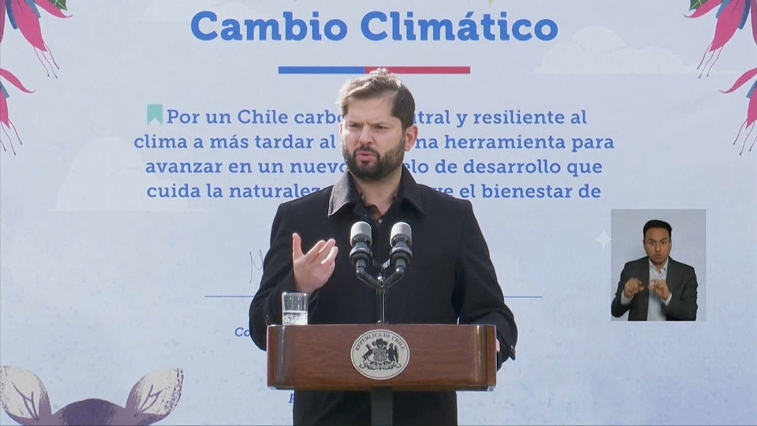 Gabriel Boric, presidente de Chile.
