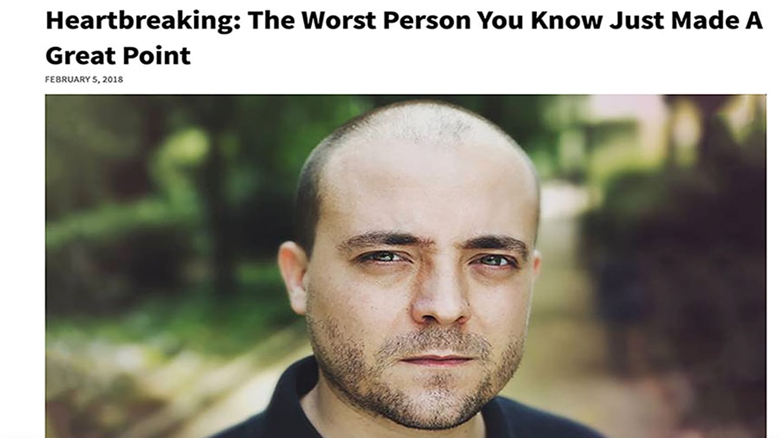 "Die schlimmste Person der Welt" ist ein Spanier. Eine verrückte Geschichte des Internet-Zeitalters.