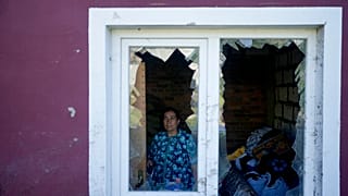 Nach neuen Angriffen in der Gegen von Kiew in der Ukraine