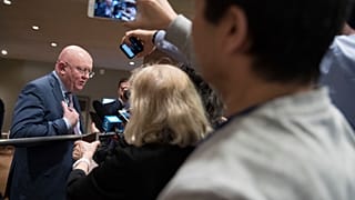 Vasily Nebenzya, Russia's representative at the United Nations