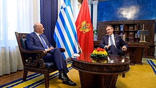 Ο Νίκος Δένδιας με τον ομόλογό του Ρ. Κριβοκάμπιτς