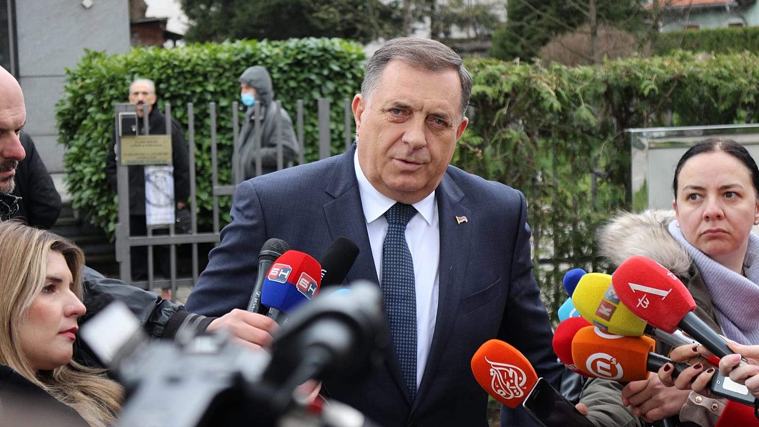 Bosna Hersek Devlet Başkanlığı Konseyi Sırp üyesi Milorad Dodik