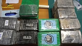The drugs were seized in the Italian port city of Trieste.