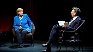 Angela Merkel, Bundeskanzlerin a.D. im Gespräche mit Spiegel-Reporter Alexander Osang, 07.06.2022