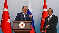 Главы МИД Турции и России на пресс-конференции по итогам переговоров в Анкаре. 8 июня, 2022 г.