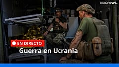 Trasladan a un militar ucraniano herido a un centro médico en la región de Donetsk