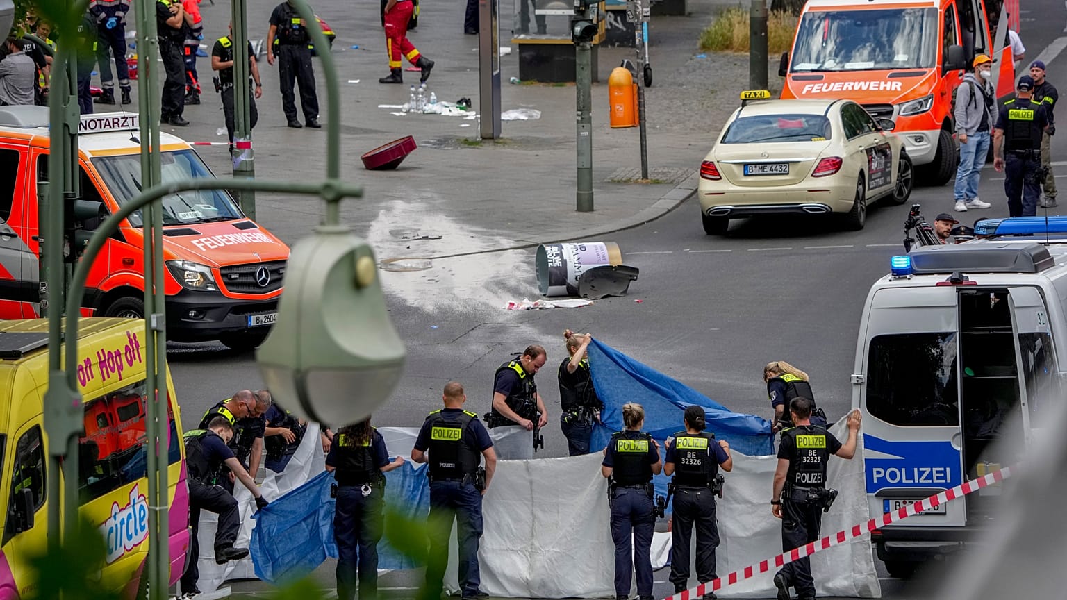 A berlini gázolás helyszíne