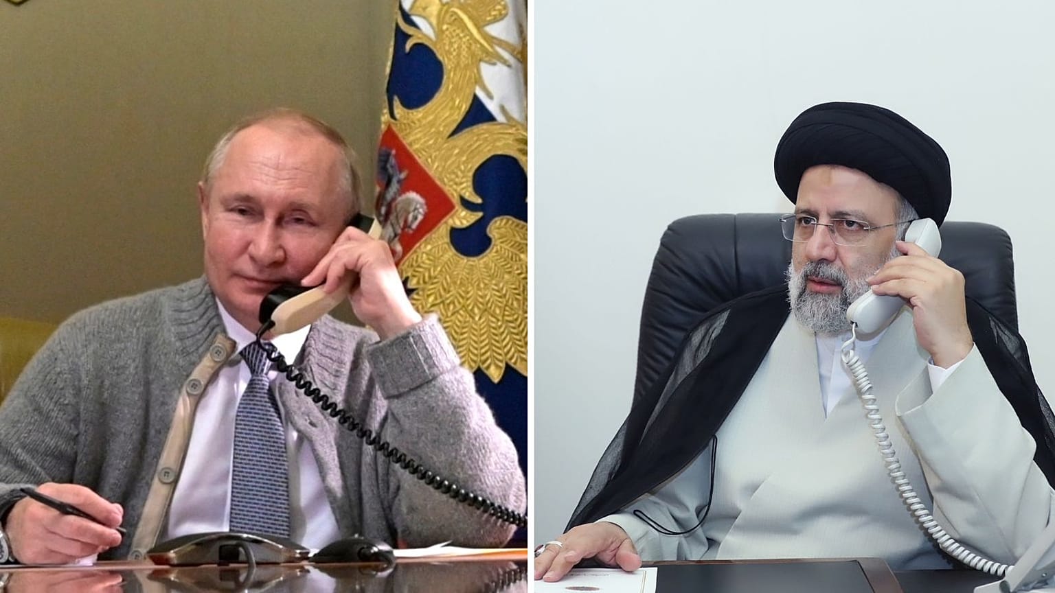 ابراهیم رئیسی و ولادیمیر پوتین