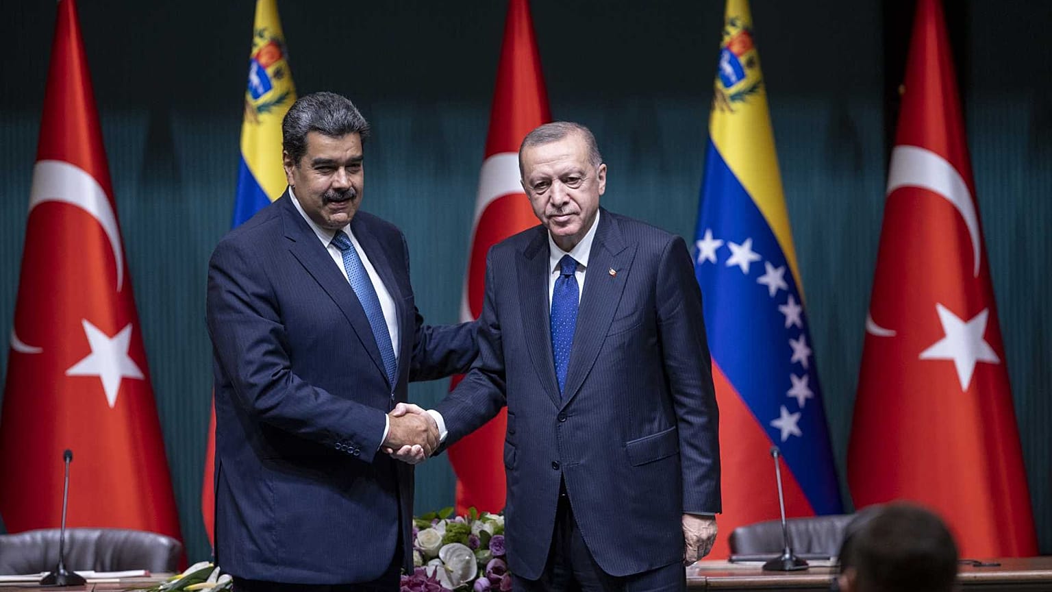 Cumhurbaşkanı Erdoğan, Venezuela Devlet Başkanı Nicolas Maduro'yu Ankara'da ağırladı