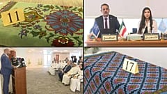 حراج یک روزه فرش‌های دستباف سوری در اتاق بازرگانی و صنعت کویت