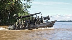 recherches en cours pour retrouver les deux disparus - photo du 07/06/2022 fournie par les autorités militaires brésiliennes