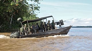 recherches en cours pour retrouver les deux disparus - photo du 07/06/2022 fournie par les autorités militaires brésiliennes