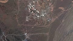 Imagem de satélite da central de Natanz, Irão