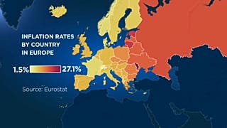 L'inflazione causa guerra ha colpito soprattutto i "vicini di casa" di Russia e Ucraina.