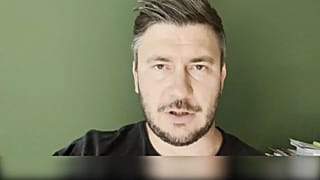 Glukhovskys während des Interviews mit Euronews (screenshot)