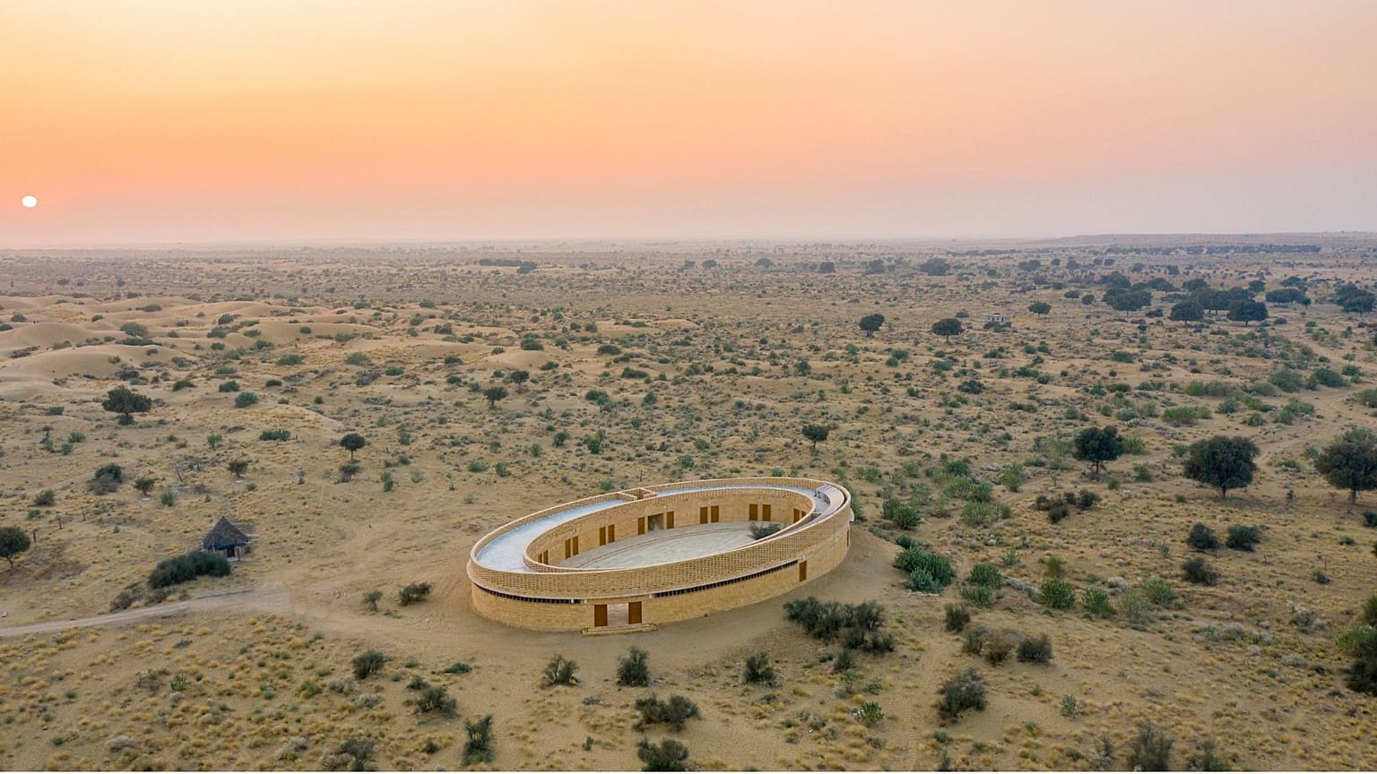 The Rajkumari Ratnavati Girls School in India's Thar Desert