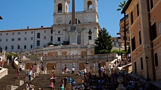 Rome's Spanish Steps are always packed full of tourists