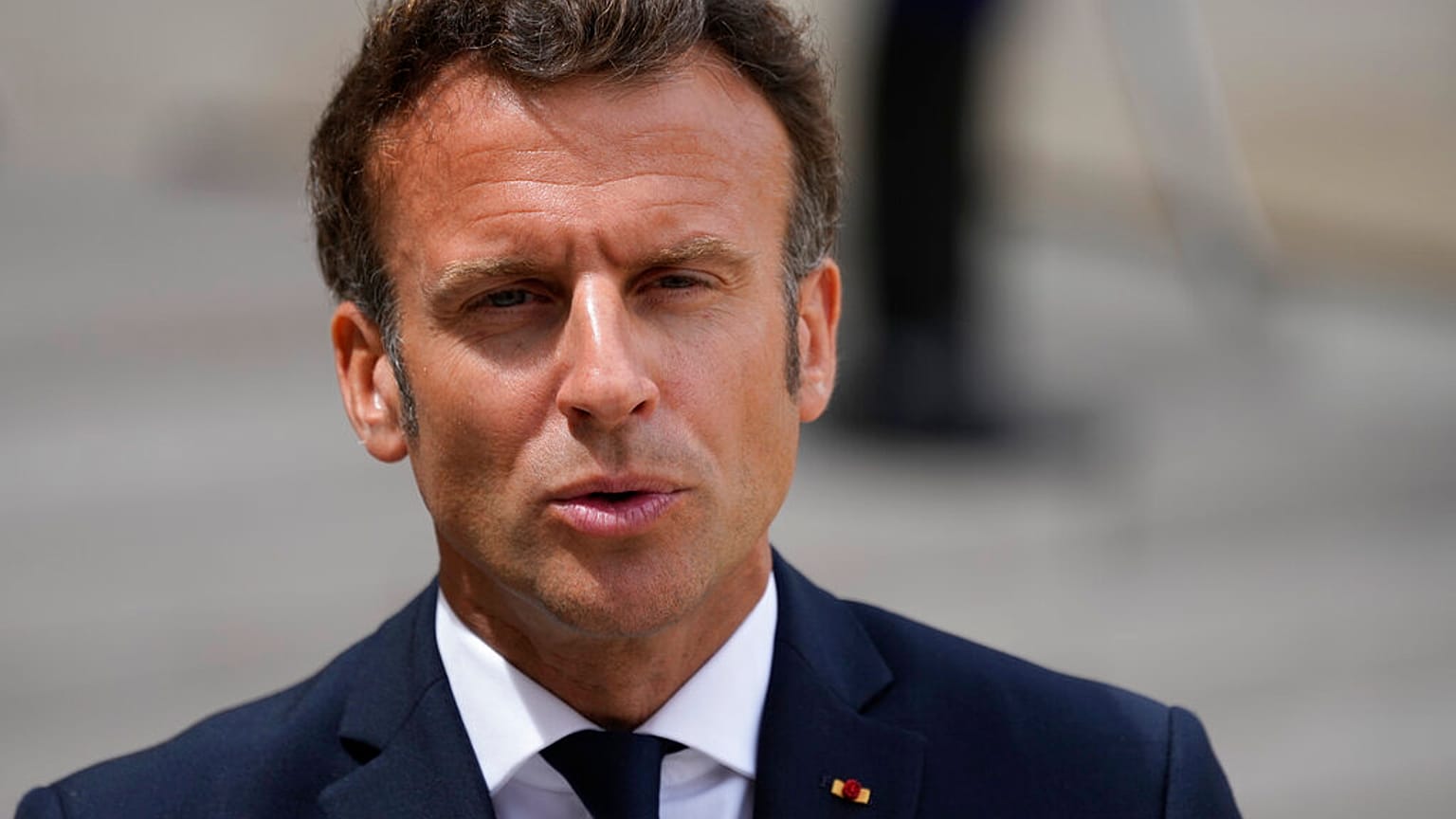 French President Emmanuel Macron in Paris, France, June 7, 2022