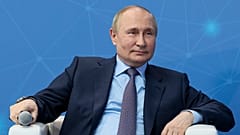 Wladimir Putin bei einer Fragerunde in Moskau