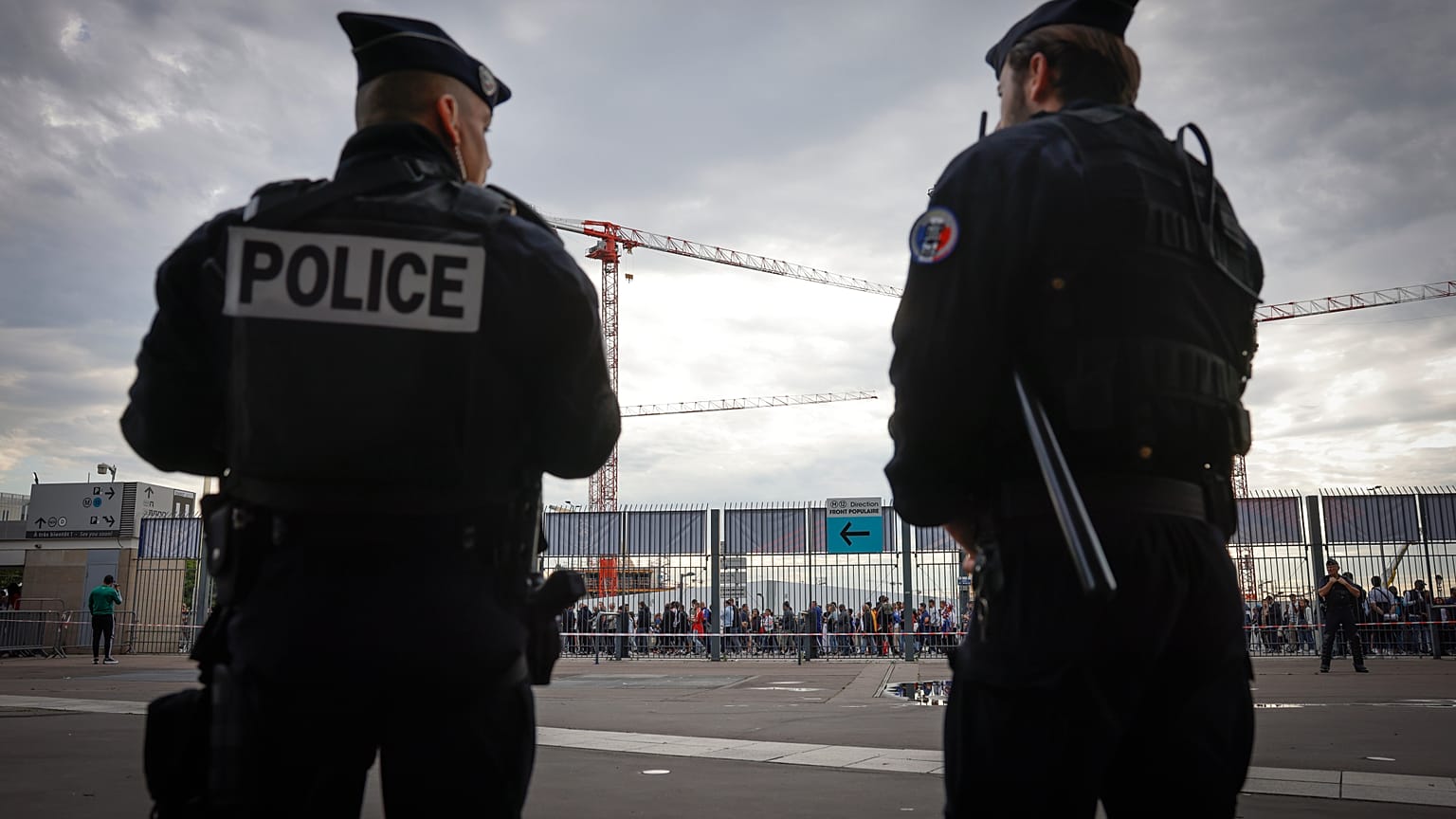 polizia allo Stade de France