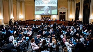 Audience, le 9 juin 2022 à Washington, de la commission d'enquête parlementaire sur l'assaut du Capitole le 6 janvier 2021