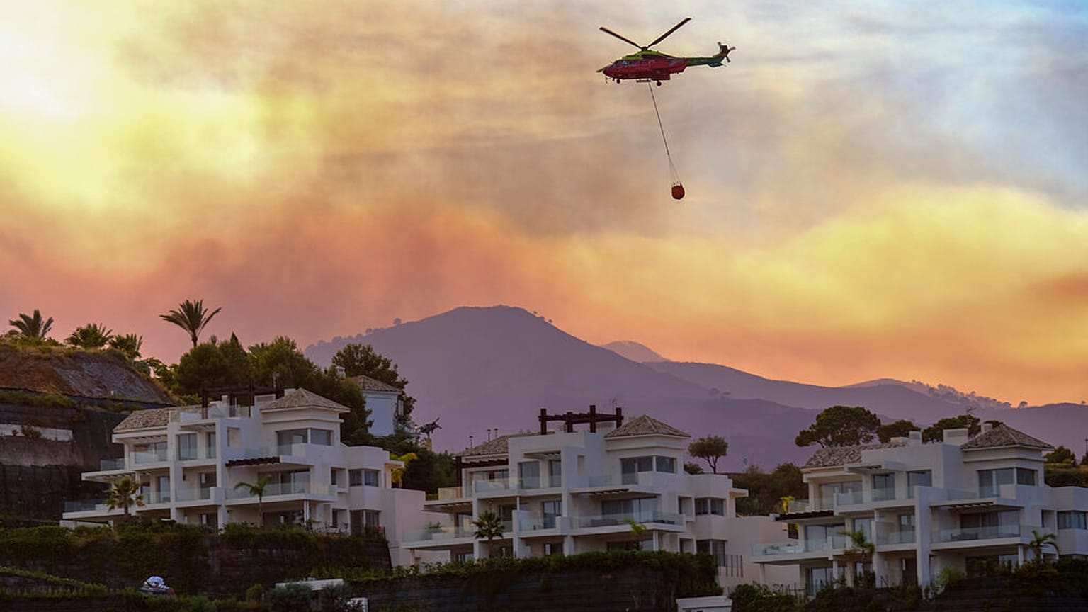Incendie dans le sud de l'Espagne